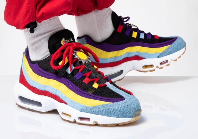 On-Foot Look at the Nike Air Max 95 SP "Multi-Color"