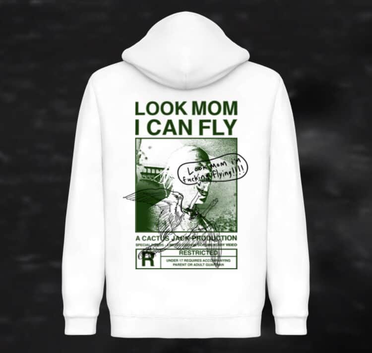 Travis Scott Look Mom I Can Fly Merch