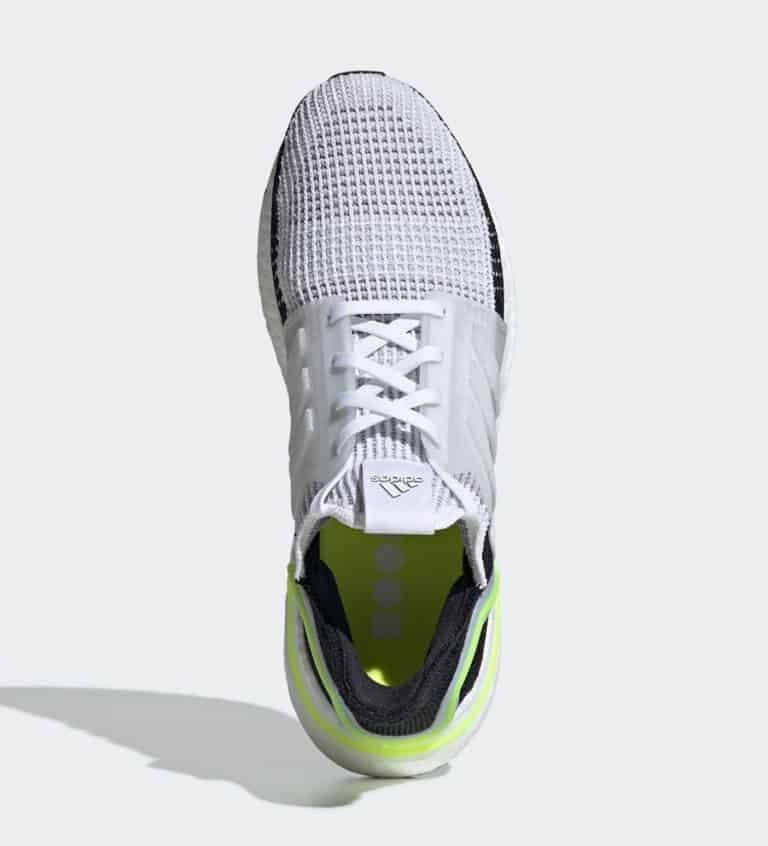 This adidas Ultra Boost 19 with Subtle Pops of Volt