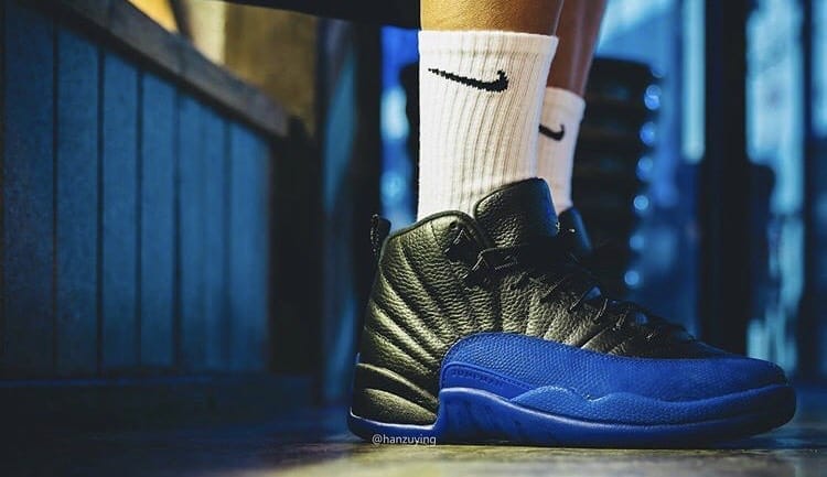 On-Foot Look at The Air Jordan 12 "Game Royal"