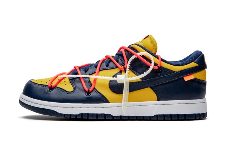 Off-White Nike Dunk Low University Gold