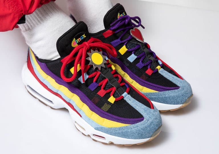 On-Foot Look at the Nike Air Max 95 SP "Multi-Color"