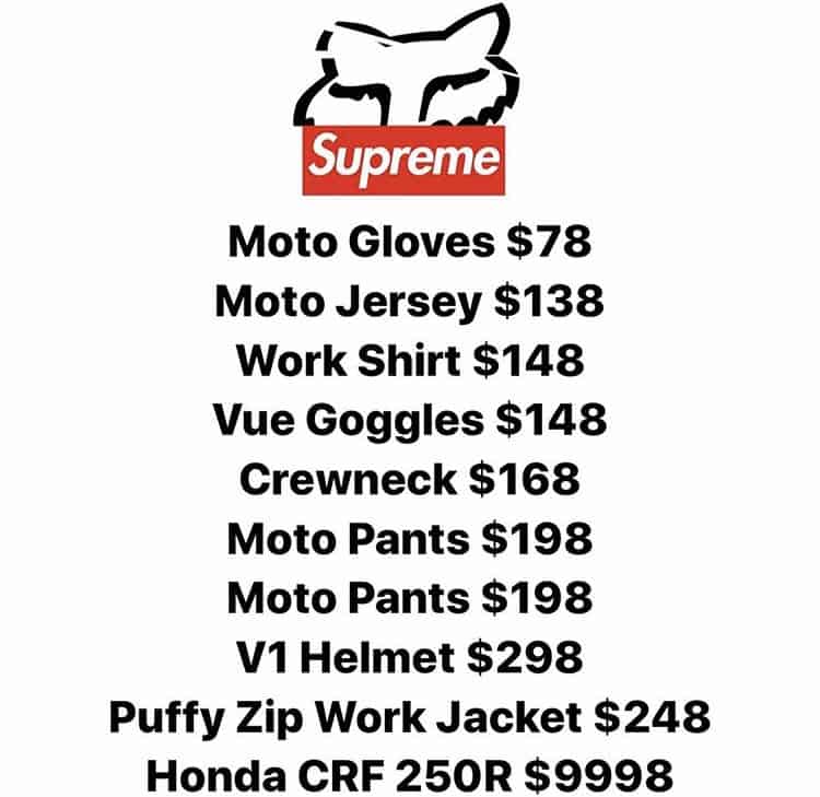 Supreme X Honda Fw19 Week