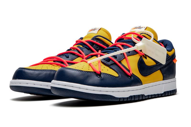 Off-White x Nike Dunk Low “university Gold”
