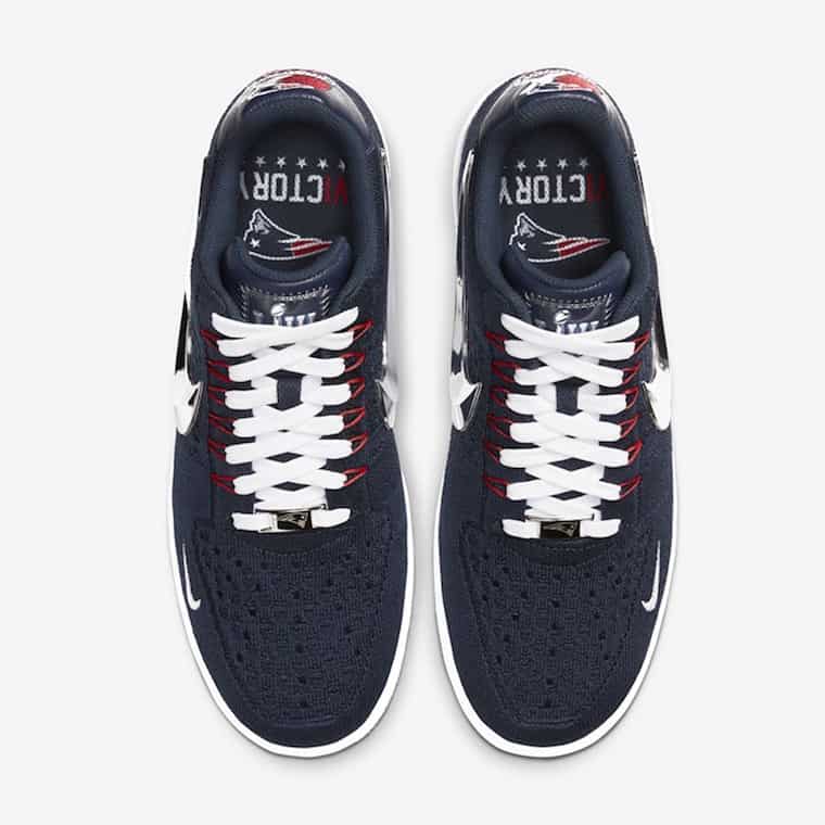 Official Look at the Patriots x Nike Air Force 1 Ultra Flyknit "6x Champs"