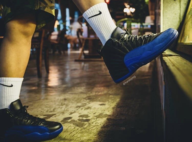 On-Foot Look at The Air Jordan 12 "Game Royal"