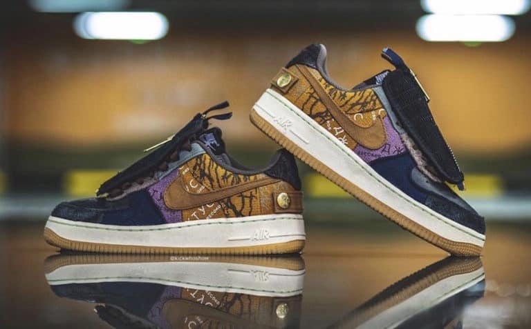 Travis Scott x Nike Air Force 1 in Kid’s Sizing