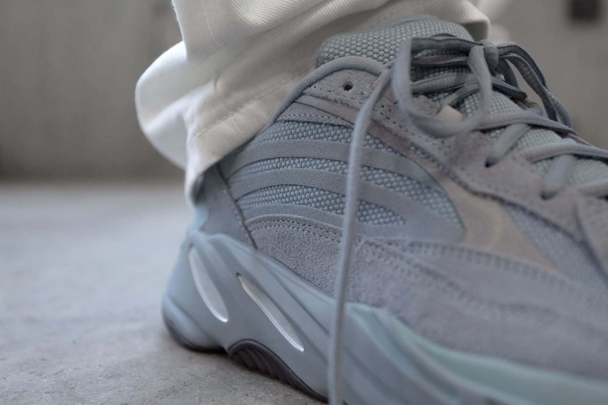 Yeezy Boost 700 Hospital Blue On Feet
