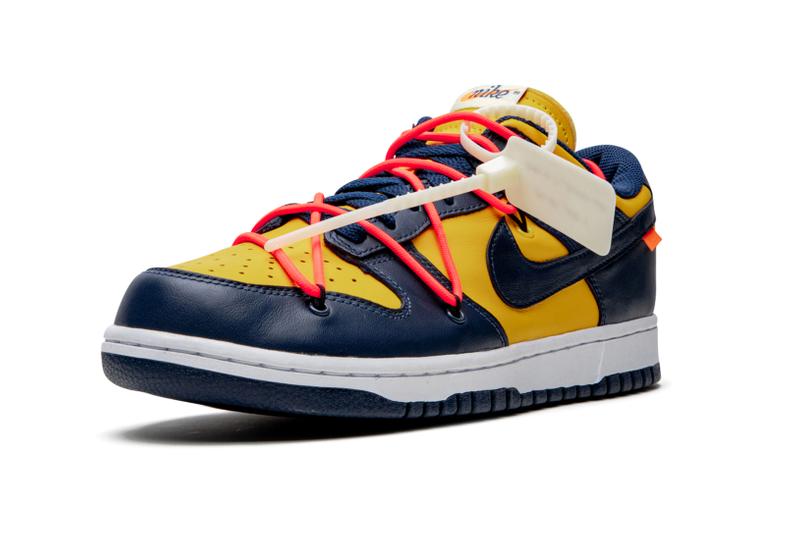 Off-White Nike Dunk Low University Gold