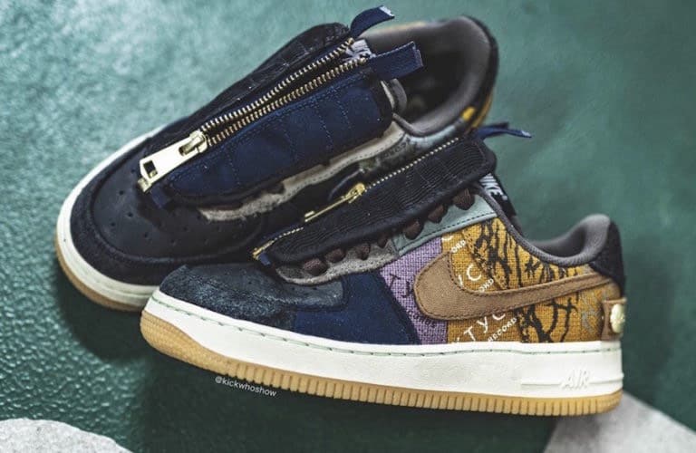 Travis Scott x Nike Air Force 1 in Kid’s Sizing
