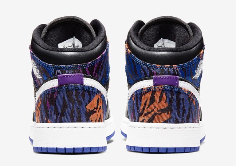 Air Jordan 1 Mid Receives an Exotic Look with the "Tiger Print" Colorway