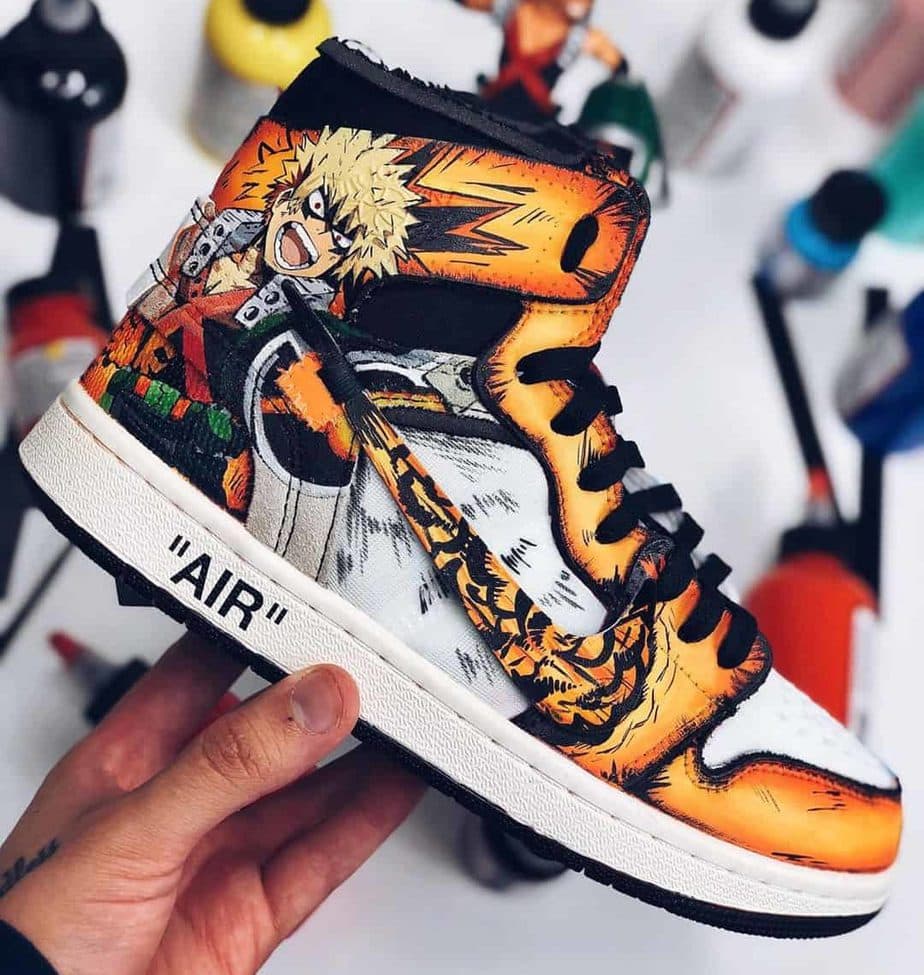 Mha Air Jordan 1 Off-White Cusstom
