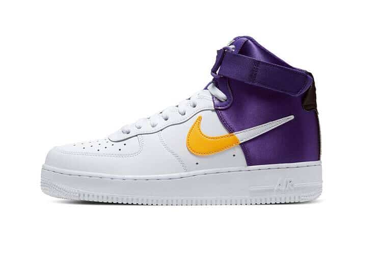 Nike Air Force 1 Celebrates So-Cal basketball with a "Lakers" and "Clippers" Edition