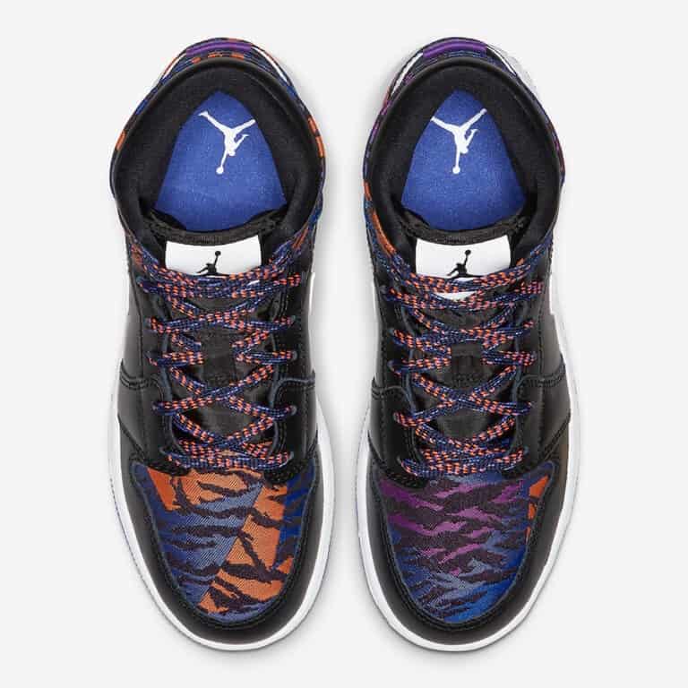 Air Jordan 1 Mid Receives an Exotic Look with the "Tiger Print" Colorway