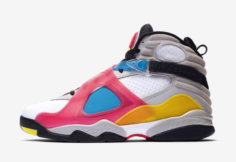 Air Jordan 8 takes on a "Multi-Color" Design This Month