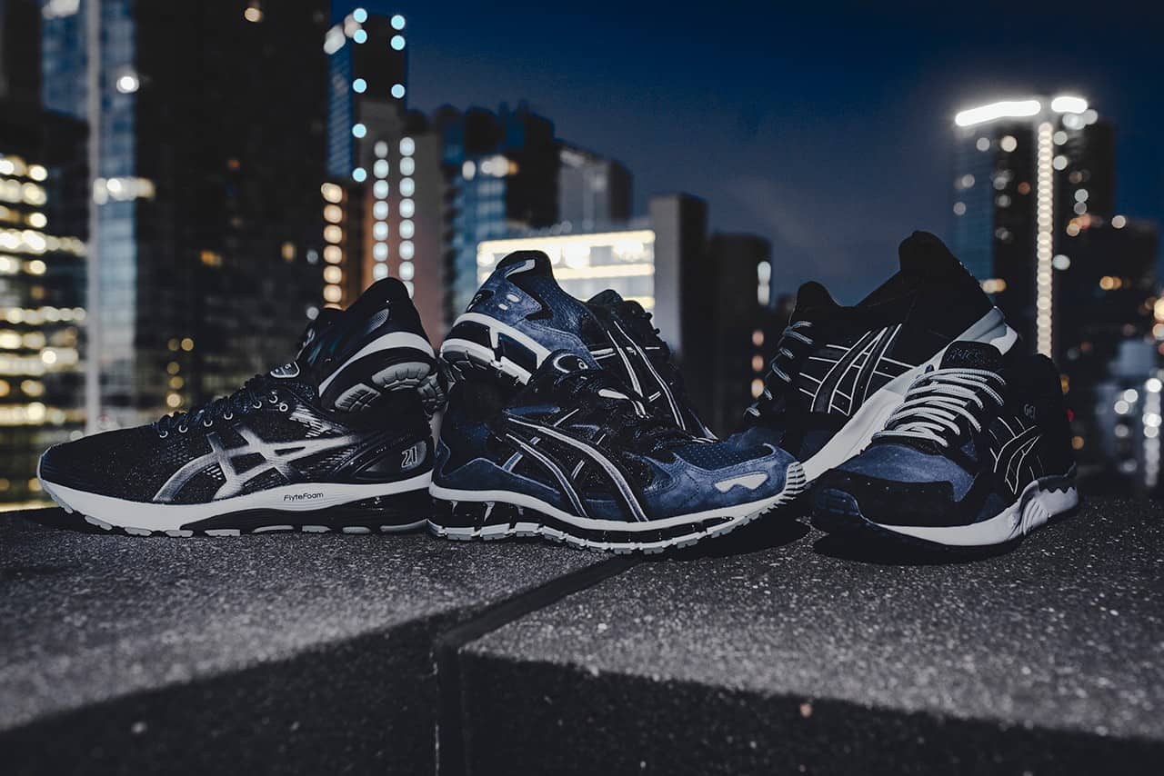 ASICS Midnight Blue Pack Gel Lyte V Gel Nimbus 21 Gel Kayano 5 360 Release Information