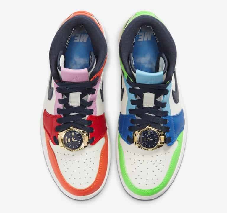 On-Foot Look at the Melody Ehsani x Air Jordan 1 Mid "Fearless"