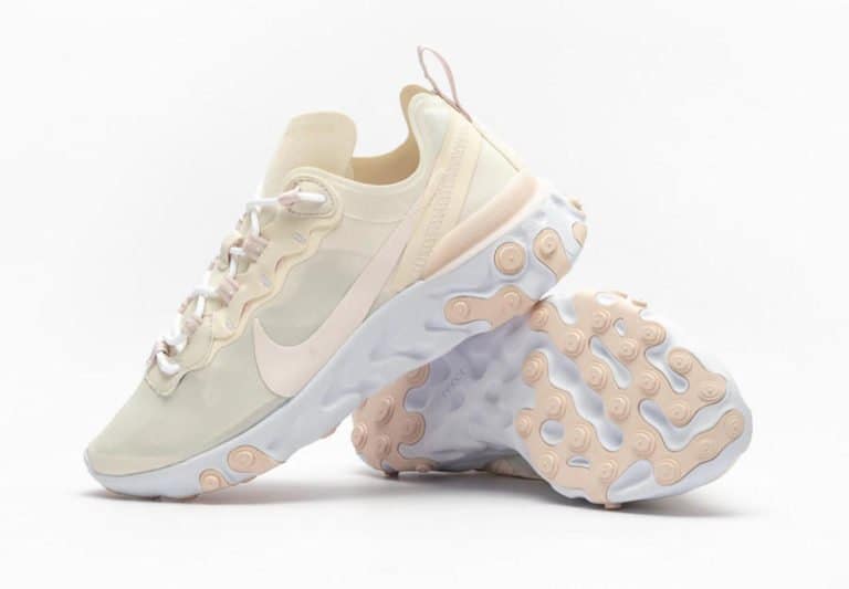 Nike React Element 55 takes on “Pale Ivory”