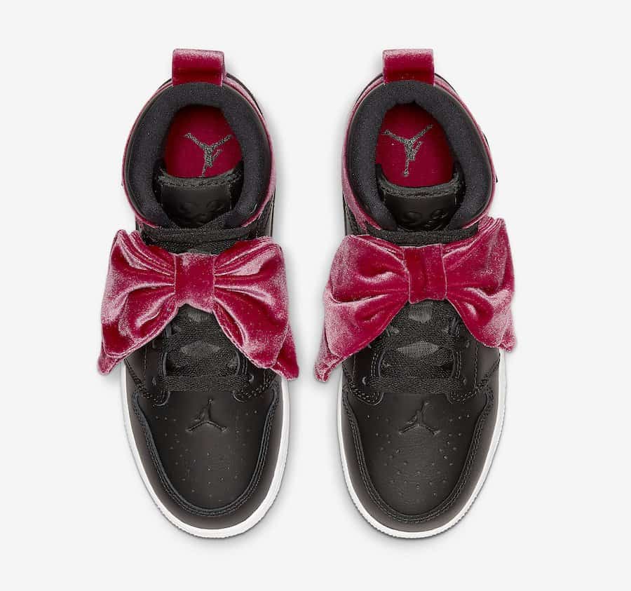 Air Jordan 1 Mid Gs Velvet Bow Ties