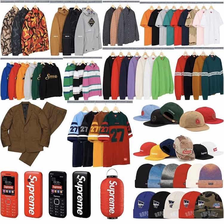 Supreme FW19 Week 8 Droplist