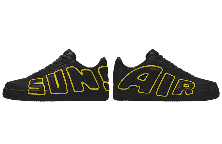 Cpfm Nike Air Force 1 Black Yellow