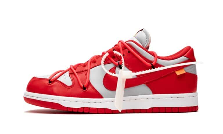 Off-White x Nike Dunk Low "University Red"