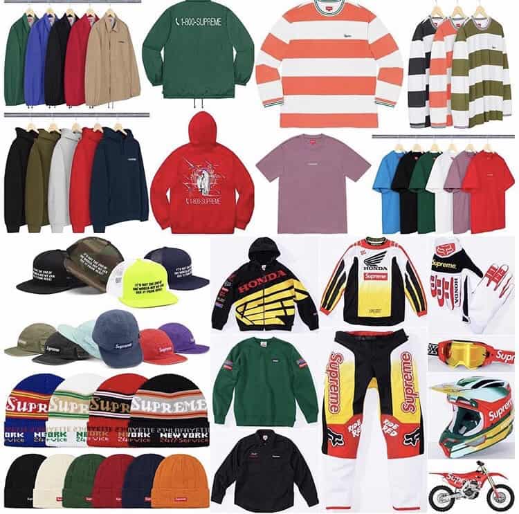 Supreme Teams up with Honda and Fox For Supreme FW19 Week 6