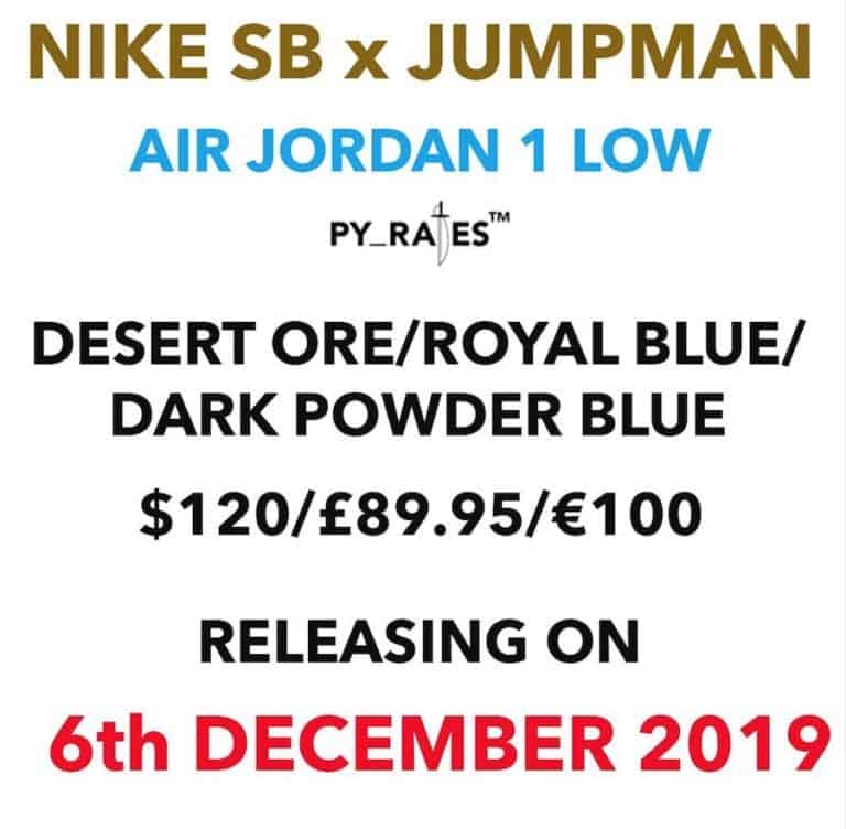 Nike SB x Air Jordan 1 Low "Desert Ore"