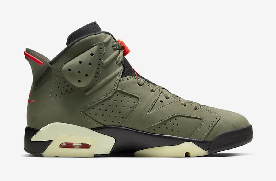 Travis Scott X Air Jordan 6 'medium Olive'