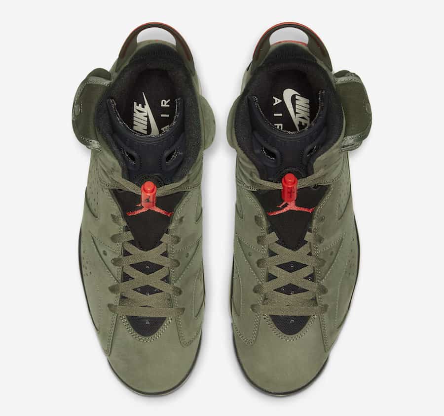 Travis Scott X Air Jordan 6 'medium Olive'