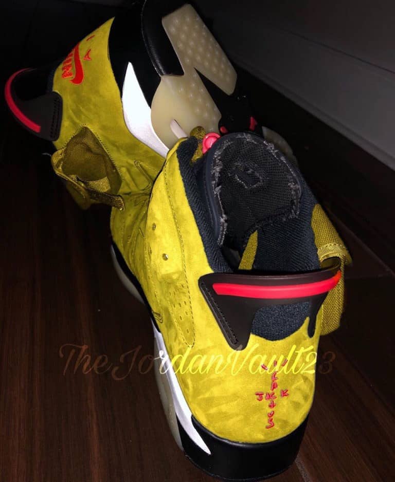 Travis Scott X Air Jordan 6 "yellow" 2020