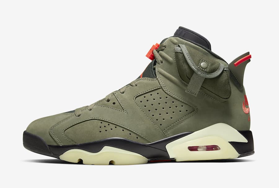 Travis Scott X Air Jordan 6 'medium Olive'