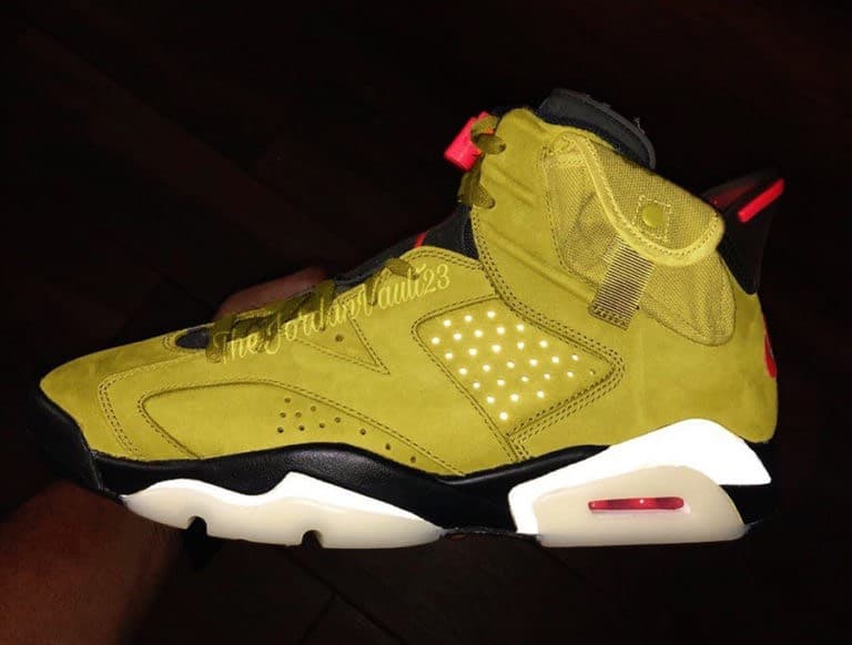 Travis Scott X Air Jordan 6 "yellow" 2020