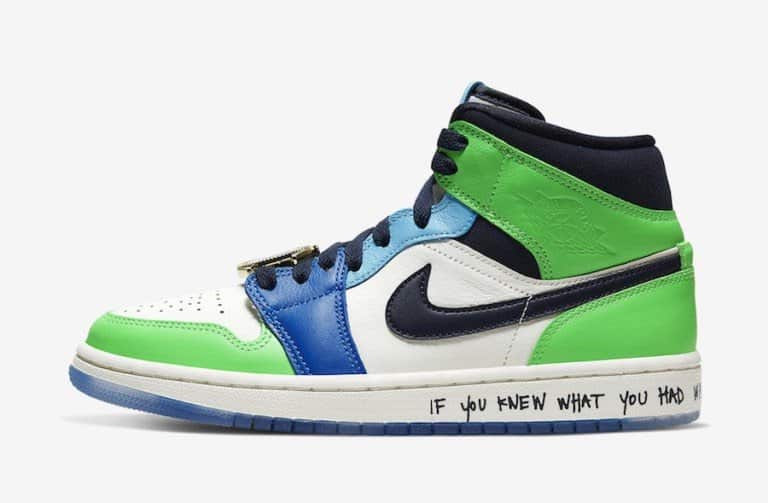 On-Foot Look at the Melody Ehsani x Air Jordan 1 Mid "Fearless"