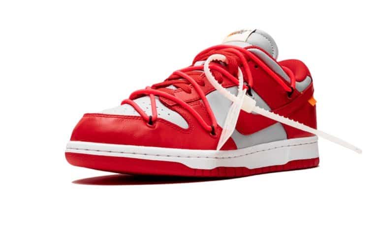 Off-White x Nike Dunk Low "University Red"