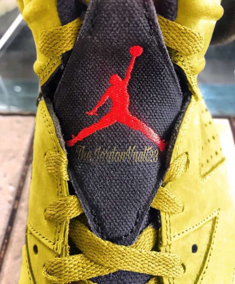 Travis Scott X Air Jordan 6 "yellow" 2020