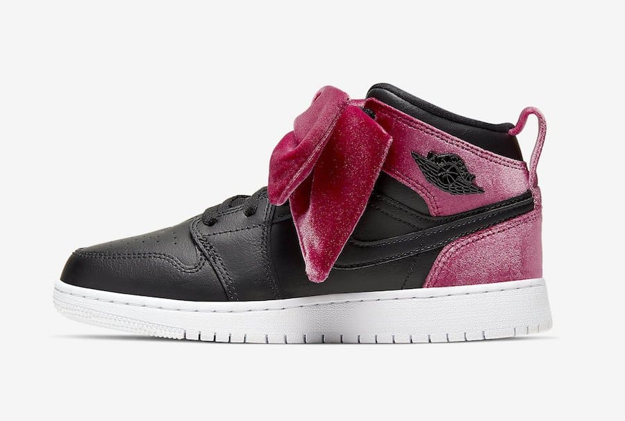 Air Jordan 1 Mid Gs Velvet Bow Ties