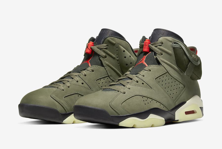 Travis Scott X Air Jordan 6 'medium Olive'