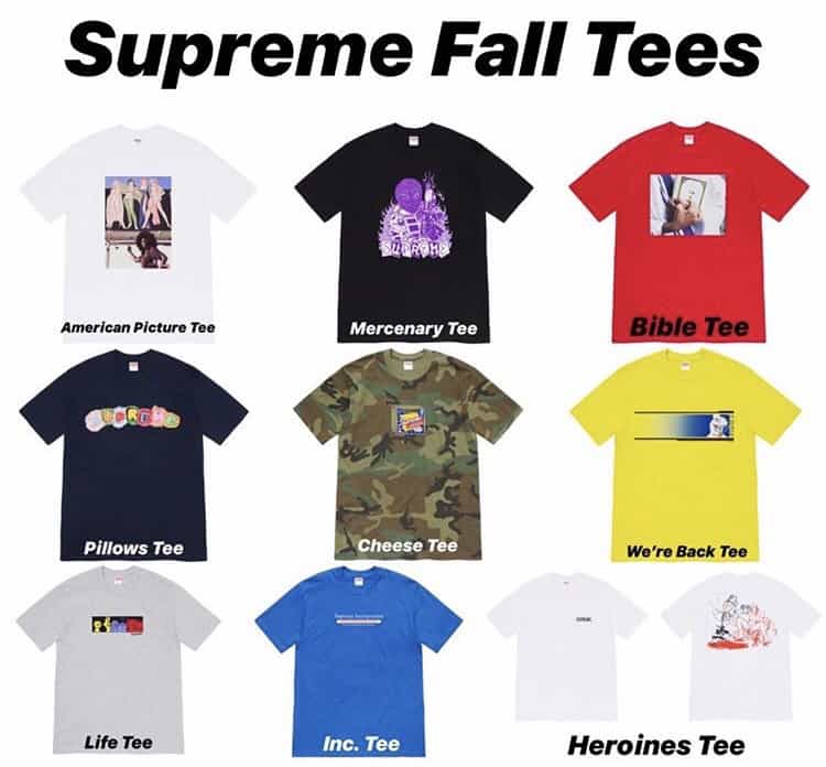 A Collaboration with Vans and Fall Tees Highlight Supreme FW19 Week 7