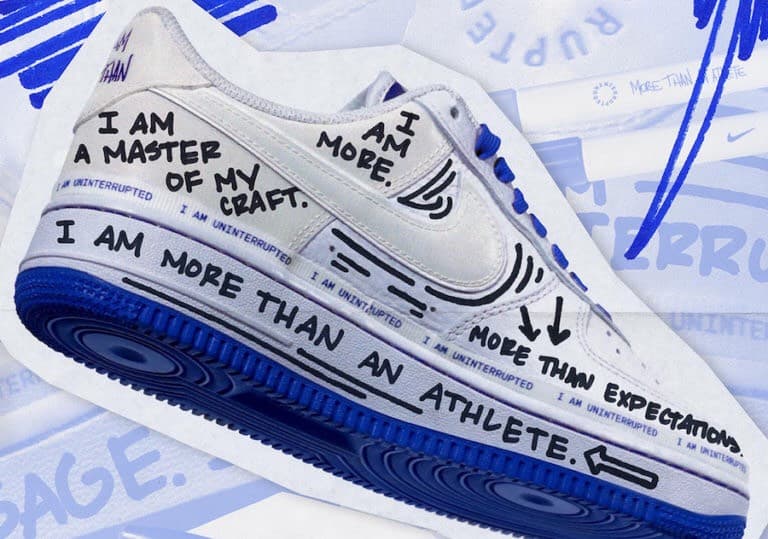 LeBron James' Uninterrupted Nike Air Force 1