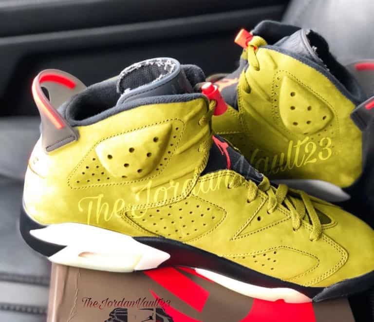 Travis Scott X Air Jordan 6 "yellow" 2020