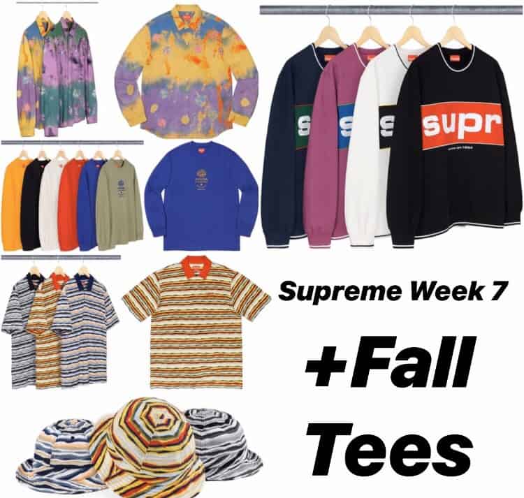 A Collaboration with Vans and Fall Tees Highlight Supreme FW19 Week 7