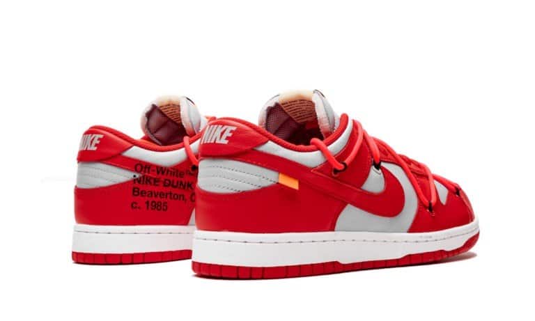 Off-White x Nike Dunk Low "University Red"