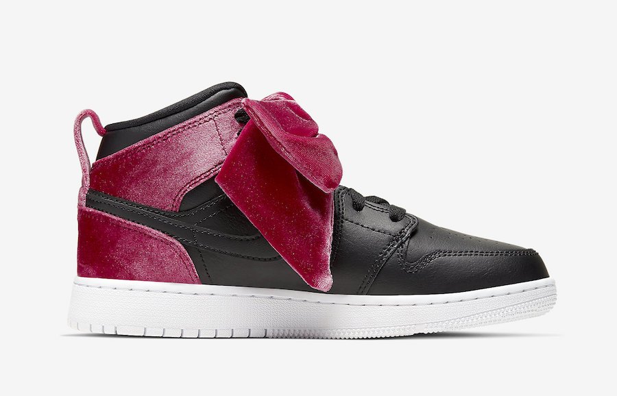 Air Jordan 1 Mid Gs Velvet Bow Ties