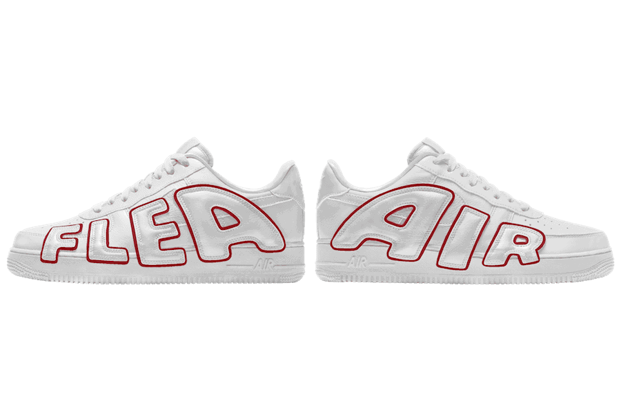 Cpfm Nike Air Force 1 White Red