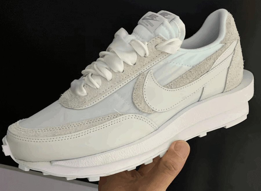 Sacai X Nike Ld Waffle White Nylon