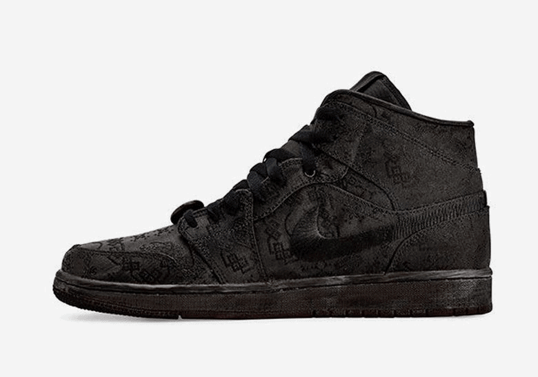Clot Air Jordan 1 Mid “Triple Black” Releasing Black Friday