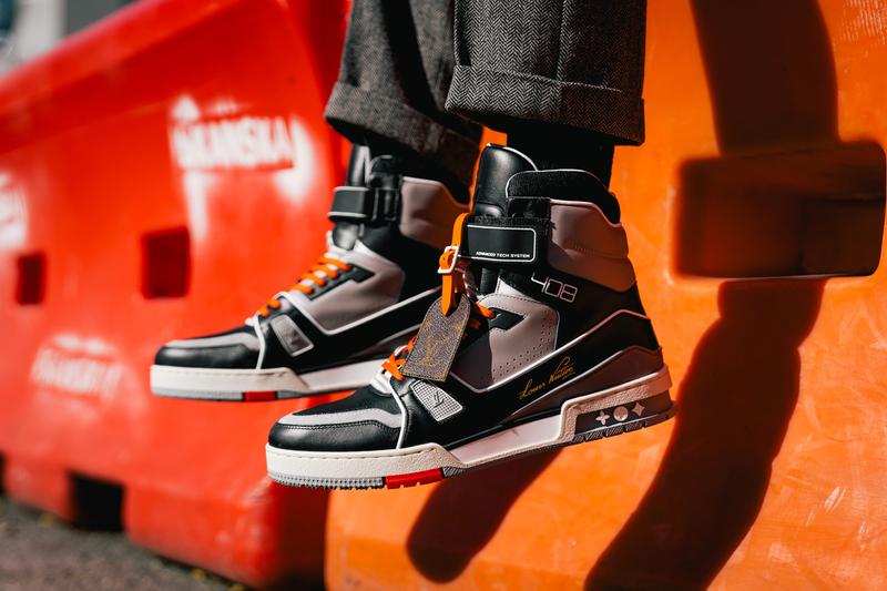 On-Foot Look at the Louis Vuitton LV 408 Trainer Hi “New York” and “Chicago”