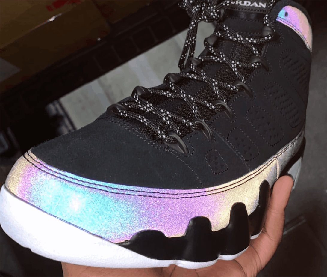 Air Jordan 9 “Racer Blue” Boasts a Reflective Upper