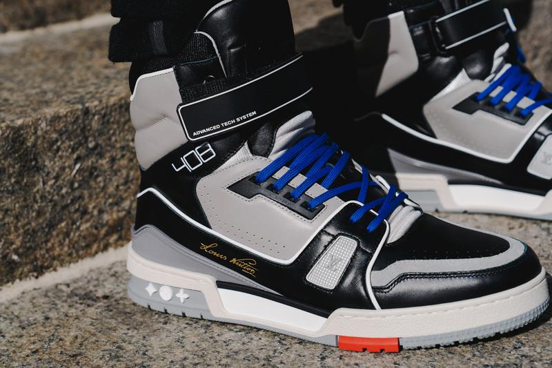 On-Foot Look at the Louis Vuitton LV 408 Trainer Hi “New York” and “Chicago”
